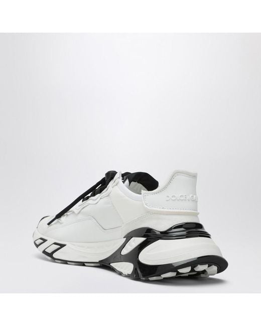 Sneaker day faster bianca e nera di Dolce & Gabbana in White