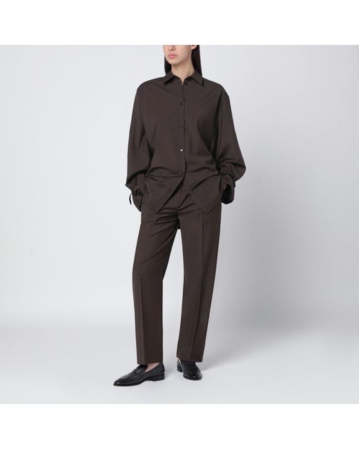 Totême  Black Wool Shirt