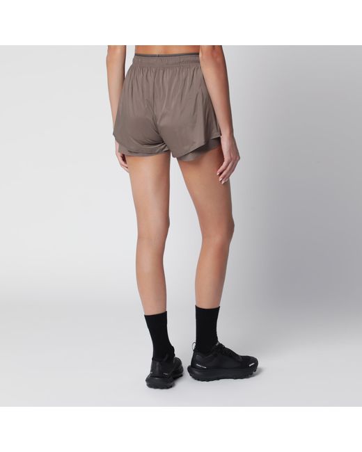Satisfy Gray Mud Techsilk 3" Shorts