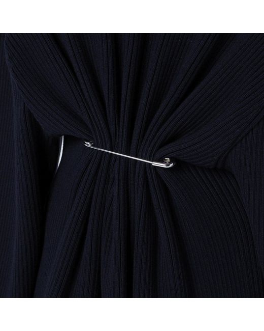 Balenciaga Black Pinched Mini Dress