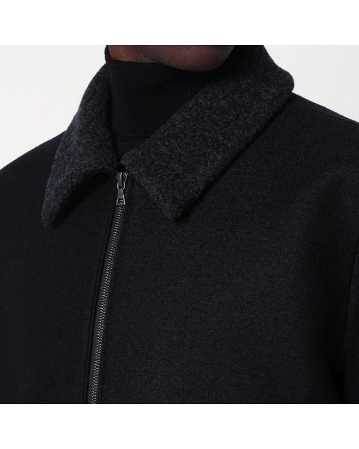 Veste Zippée Noire En Laine Harris Wharf London pour homme en coloris Black