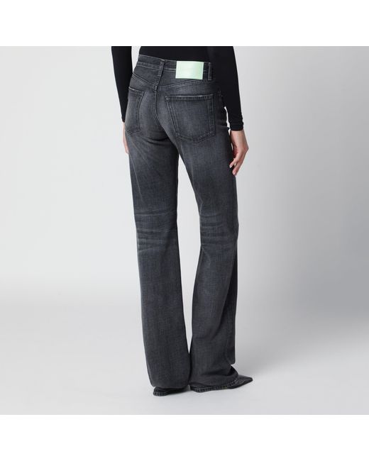 Haikure Black Straight Leg Jeans
