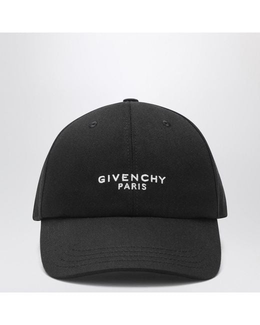 Cappello da baseball con logo di Givenchy in Black da Uomo