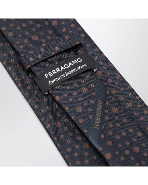 Cravatta di Ferragamo in Gray da Uomo