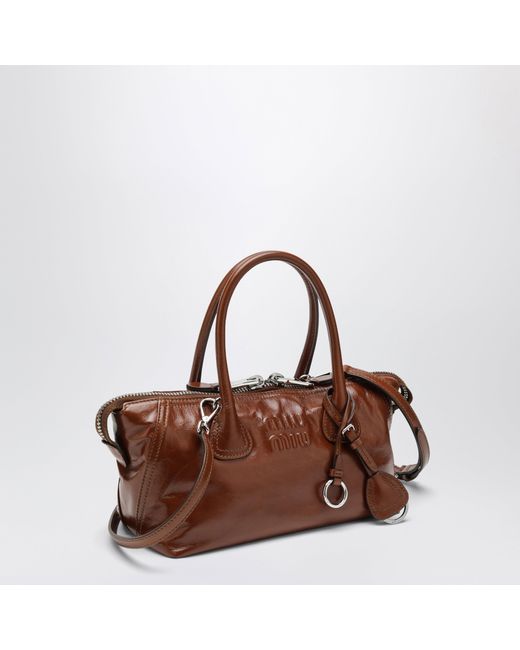 Miu Miu Brown Palissandro Leather Bag