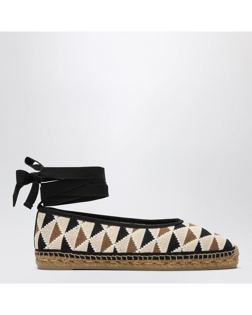 Castaner Black Carina Low Espadrilles