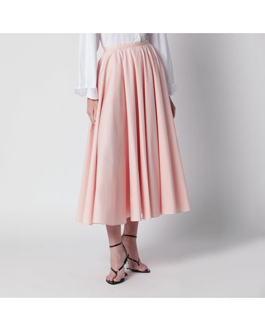 Givenchy Pink Light Long Circular Skirt