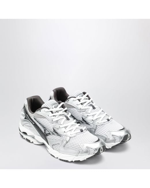 Mizuno White Sneakers Wave Rider 10 Cloudscape/ Sand/Harbor Mist for men