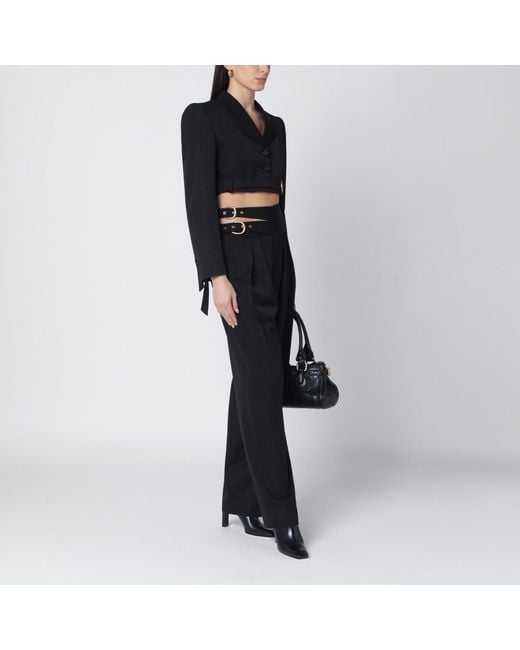 Chloé Black Cropped Spencer Jacket