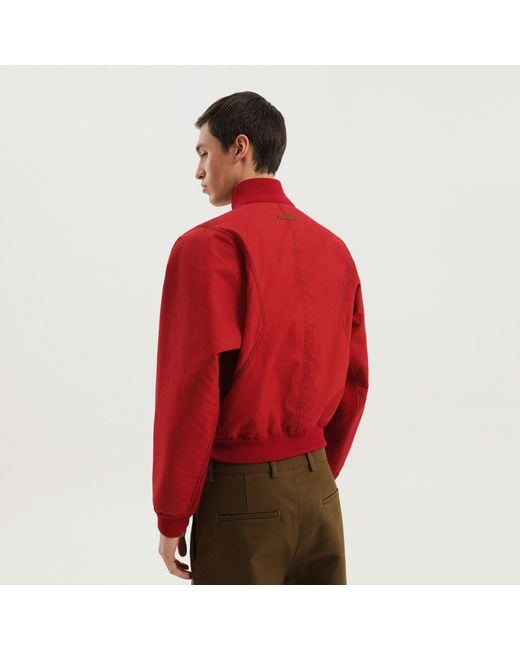 1989 STUDIO Red And Reversible Jacket for men
