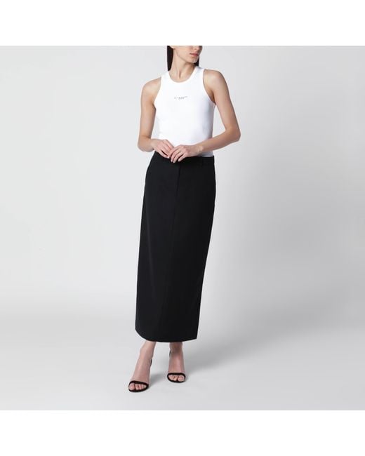 Givenchy White Slim-Fit Tank Top With Logo
