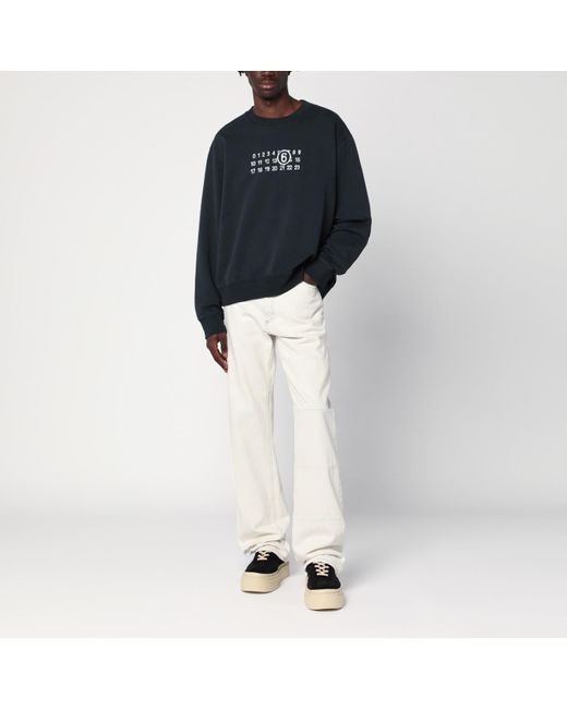 MM6 by Maison Martin Margiela White Jeans With Patches for men