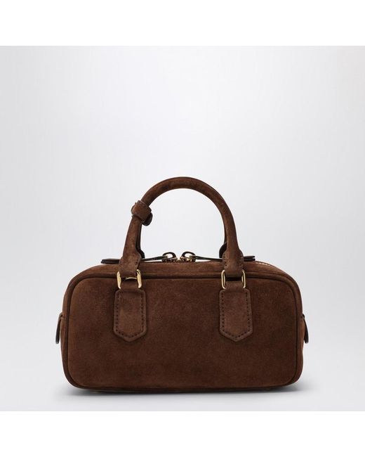 Miu Miu Brown Bag S Arcadie Aus Wildleder Kakao