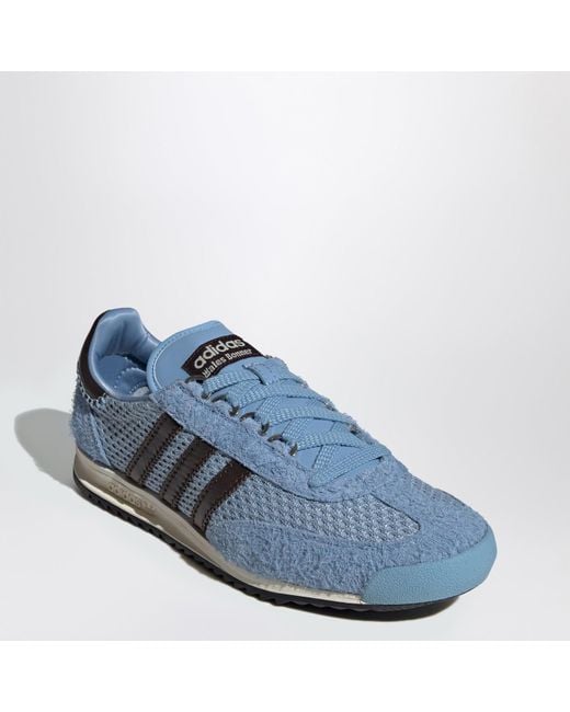 Adidas by Wales Bonner Blue Sneaker Wales Bonner Sl76 Ash /core Black/ash for men