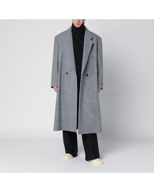 Fear Of God Gray Wool Double-breasted Coat for men