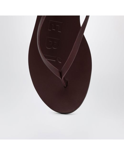 Manebí Brown Thong Sandals