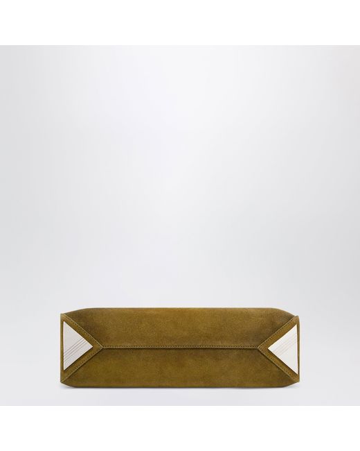 The Attico Green La Passeggiata Small Bag Khaki