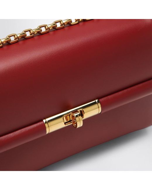 Dolce & Gabbana Red Kleine Rote Schultertasche Marlene