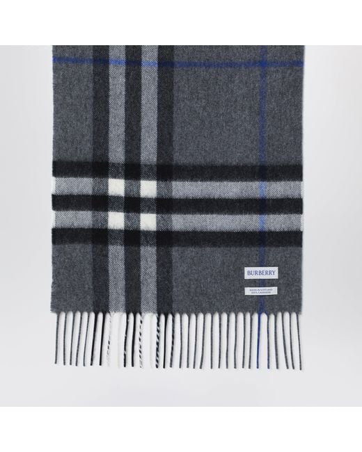 Sciarpa Check di Burberry in Gray da Uomo