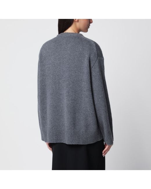 Lisa Yang Gray Noor Crewneck Sweater