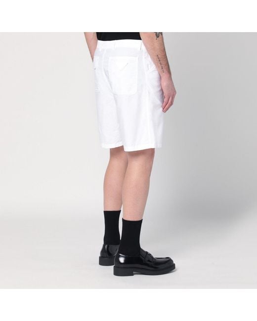 Prada White Short for men