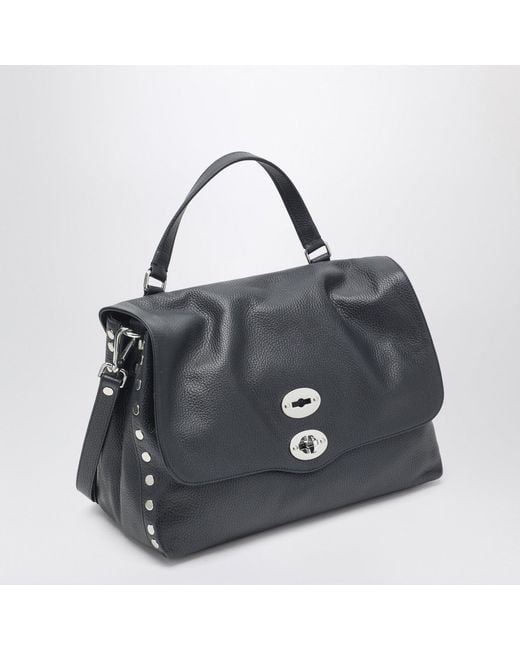 Zanellato Black Postina Medium Bag