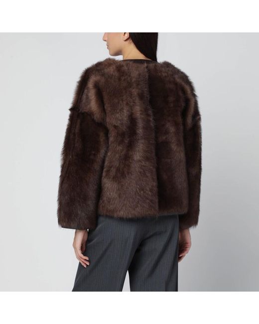 Cardigan En Shearling Loewe en coloris Black