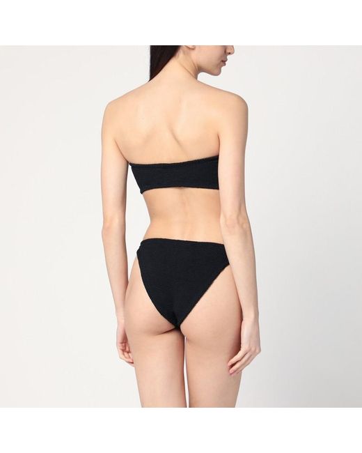 Hunza G Black Zweiteiliges Bikini-Set Jean