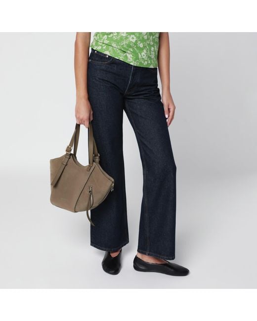 Borsa Hammock Flip Brownish di Loewe