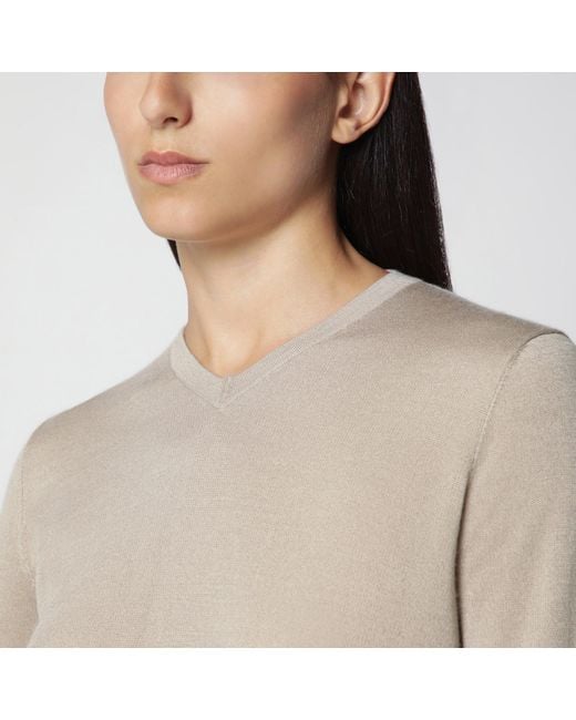 The Row Gray Ondre Sweater