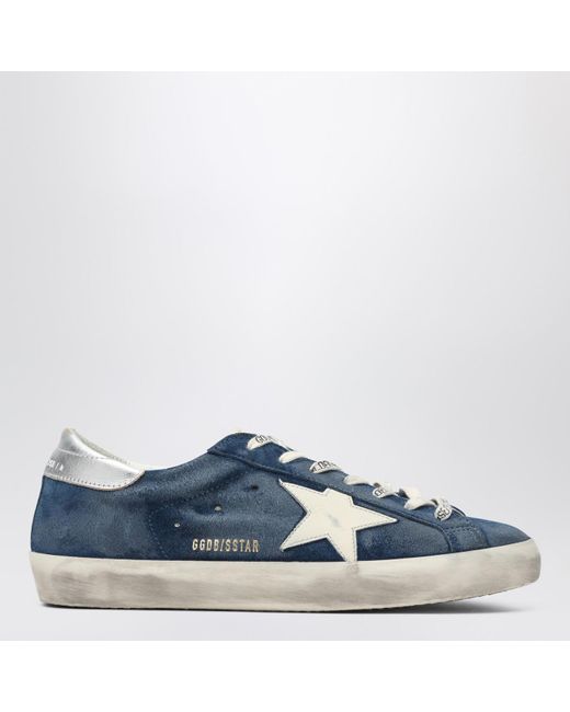 Golden Goose Deluxe Brand Blue Sneaker Super Star Aviator/Cream for men
