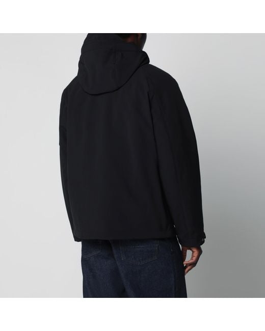 C P Company Black Padded Zip-Up Jacket for men
