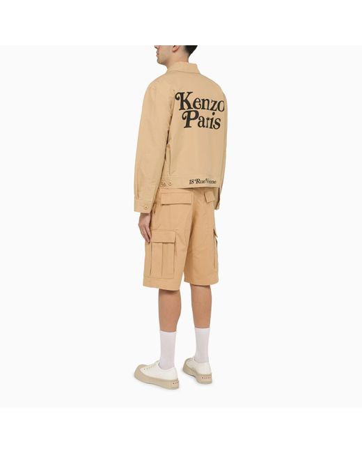 KENZO Natural Camel By Verdy Shirt Jacket for men