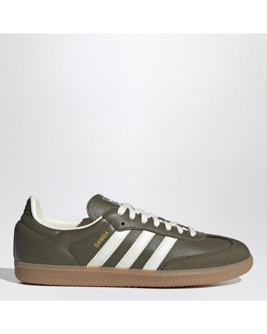 Adidas Originals Green Sneaker Samba Og Medium Dark Khaki/Off/Gum for men