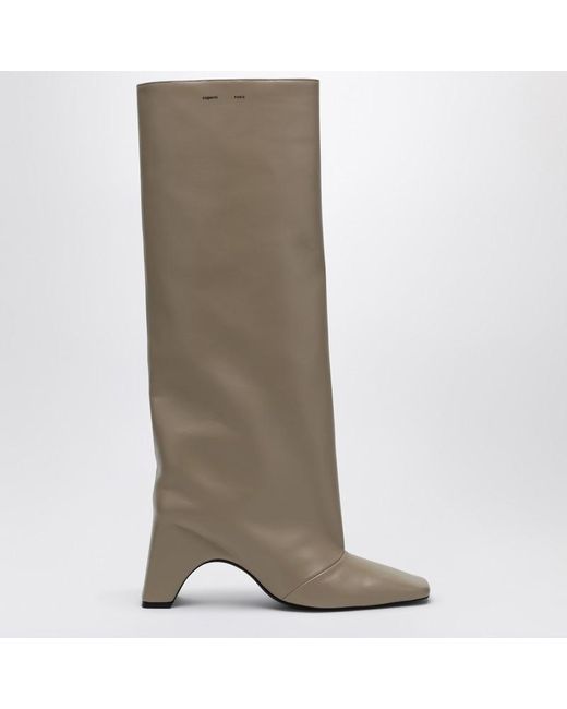 Coperni Brown Leather Bridge Boot