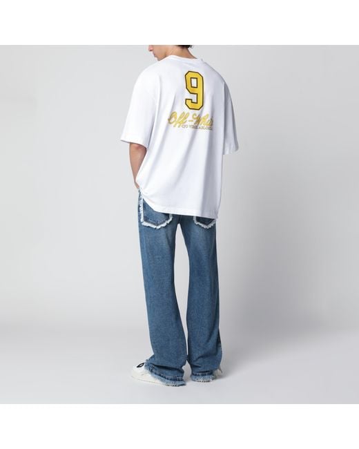 Off-White c/o Virgil Abloh White T-Shirt With Logo Prints for men