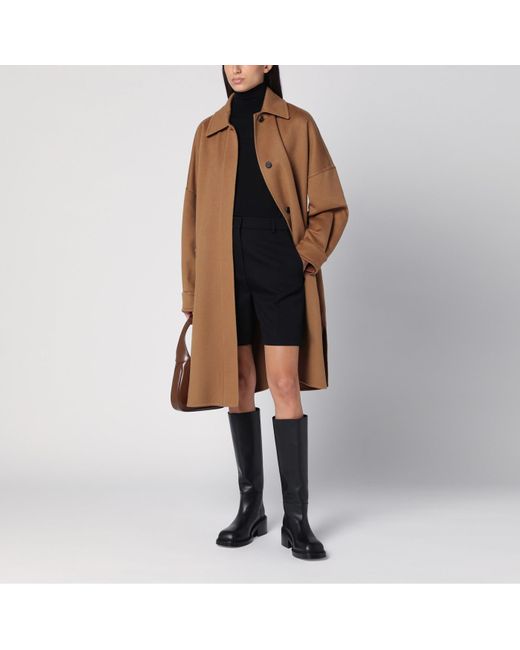 Max Mara Brown Cashmere Chemise Coat