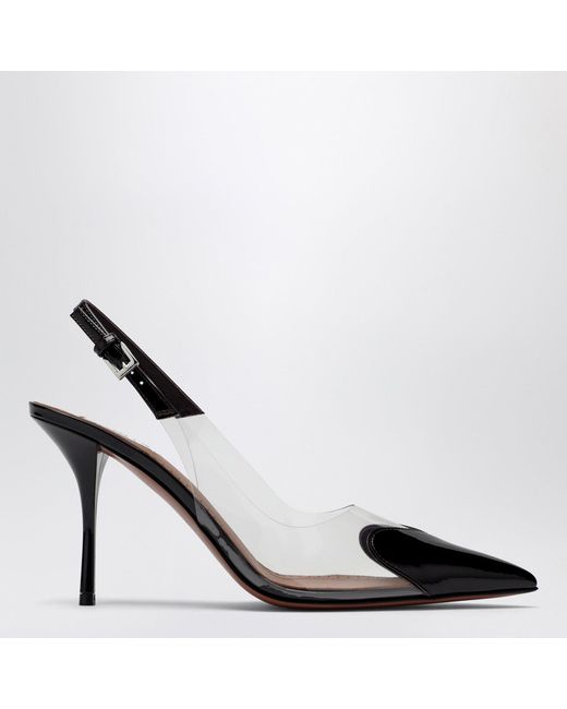 Alaïa Black High Slingback Le Coeur
