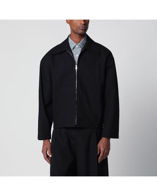Namacheko  Topstitched cotton jacket NAMACHEKO Cotton Zip-Up Jacket in Black for Men | Lyst Canada