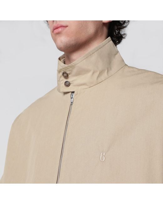 MM6 by Maison Margiela Natural Zip-Up Jacket for men
