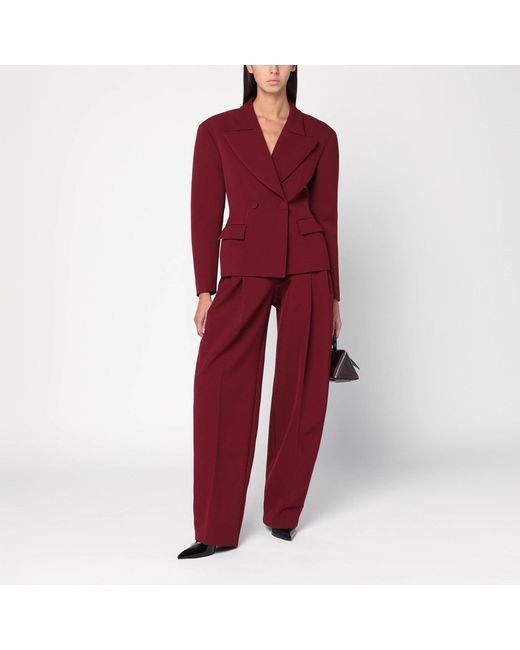 ANDAMANE Red Single Breasted Jacket