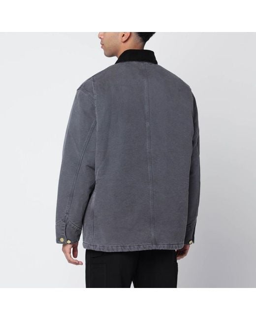 Carhartt Og Chore Coat Hamilton Graphite in Gray für Herren