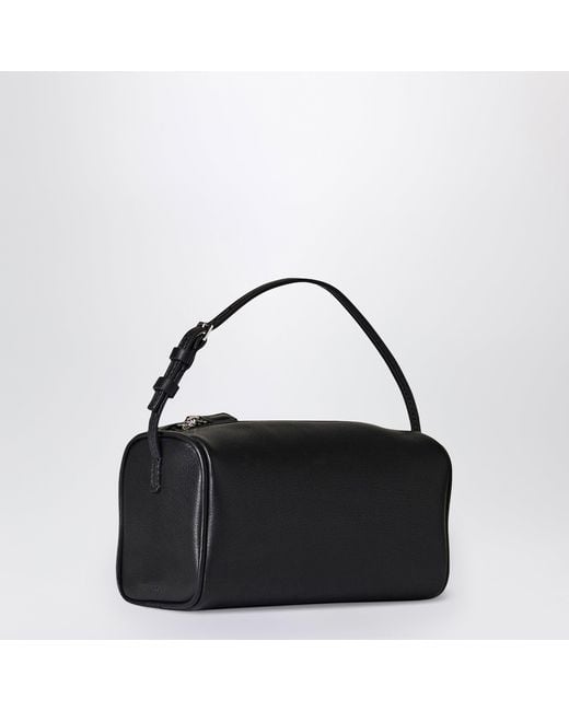 The Row Black Leather 90's Bag