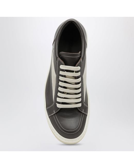 Rick Owens Gray Dust/Milk Vintage Sneakers for men