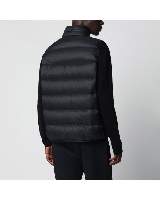 Moncler Black Reticone Down-Filled Gilet for men