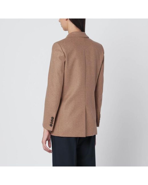 Blazé Milano Natural Cholita Blazer Aus Wolle Und Kaschmir