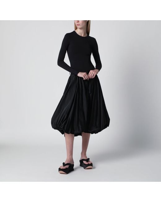 Balenciaga Black Balloon Skirt