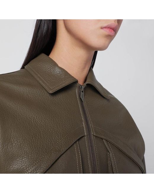 Salvatore Santoro Brown Leather Bomber