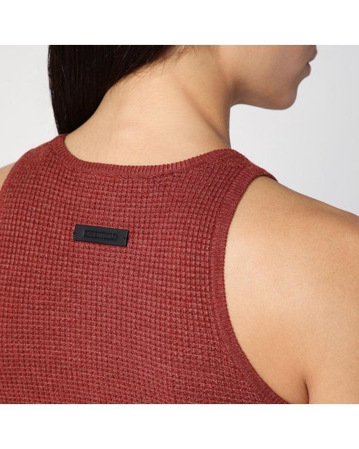 Fear Of God Red Sporty Honeycomb Tank Top