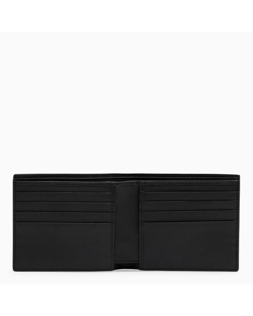 Bottega Veneta Black Bi-fold Wallet Midnight for men
